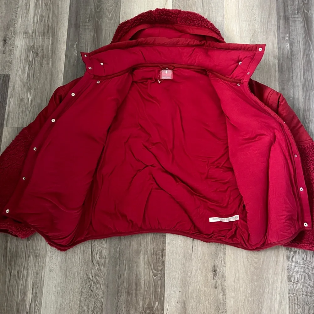 Free People Adventure Awaits Fleece Sherpa Hooded Jacket - Picture 7 of 12